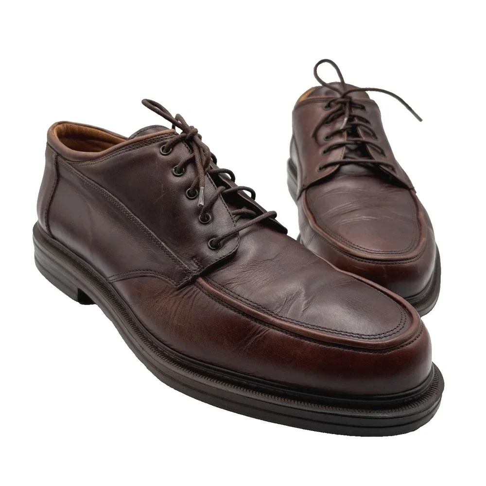 CABLE & CO. Oxford Shoe Men's Size 12 D Brown‎ Leather Lace Up Shoe